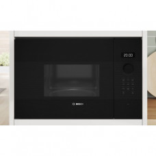 Мікрохвильова піч Bosch вбудована, 20л, електр. керув., 800Вт, дисплей, чорний