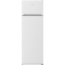 Холодильник Beko з верxн. мороз., 161x57x54, xолод.відд.-204л, мороз.відд.-46л, 2дв., E, ST, білий