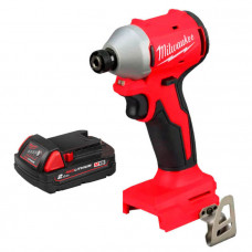 Гвинтоверт ударний акумуляторний Milwaukee M18 BLIDRC-0 18В АКБ1х2А·год 190Нм 0-3600об/хв 1.3кг без АКБ та ЗП