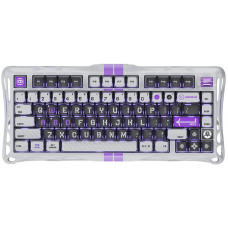 Клавіатура механічна GravaStar Mercury V75 80keys, Magnetic Jade Pro, 8K, USB-A, RGB, Mecha Gray
