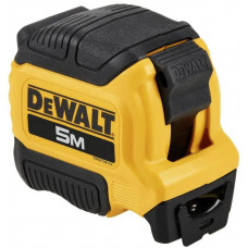 Рулетка DeWALT COMPACT, 5мх28мм, з фіксатором змотування, АБС-пластик, магніт