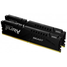 Пам'ять ПК Kingston DDR5 128GB KIT (64GBx2) 5600 FURY Beast