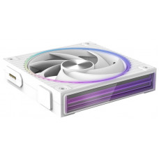 Корпусний вентилятор Zalman ZM-DF120  ARGB,  120мм, 800-2300rpm, 4pin, PWM, 3pin+5VARGB, 34,5dBa, POGO pin, Magnetic,  Reversed, білий