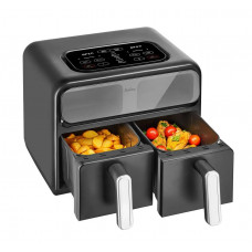 Мультипіч Amica 2400Вт, чаша - 2*4.0л, сенсорне управл., 8 авто. программ, пластик, чорний