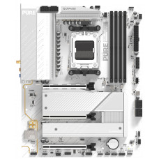 SAPPHIRE Motherboard PURE B850A WIFI7 sAM5 B850 4xDDR5 M.2 HDMI DP WiFi BT ATX білий