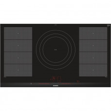 Варильна поверхня Siemens індукційна, 90см, 5 конфорок, 2 зони розширення, чорний