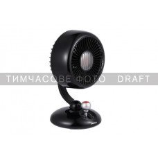 Вентилятор ARDESTO FT-F3600BL настільний, 12см, акумулятор, підсвічування, USB-A Type-C, чорний