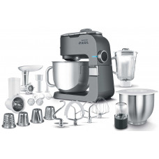 Кухонна машина Sencor Paul 1 1700Вт, чаша-метал, корпус-метал/пластик, насадок-20, метал