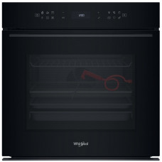 Духова шафа Whirlpool електрична, 73л, A+, дисплей, конвекція, піроліз, телескопічні напрямні, чорний