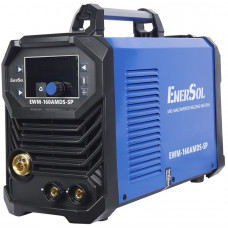 Зварювальний напівавтомат інверторний EnerSol EWM-160AMDS-SP (дріт до 1мм + електрод до 5мм) 20-160А 7.2кВт 160-260В 11.2кг