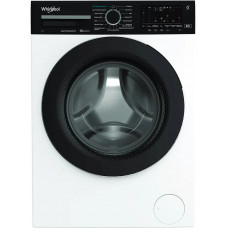 Пральна машина Whirlpool фронтальна, 7кг, 1400, A, 49.6см, дисплей, пара, інвертор, люк чорний, білий