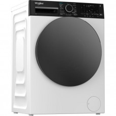 Пральна машина Whirlpool фронтальна, 8кг, 1400, C, 55см, дисплей, пара, інвертор, люк чорний, білий