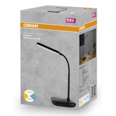 Лампа настільна OSRAM Panan DISK SQ 12W 3000К 4000К 6500К  з димером, чорний