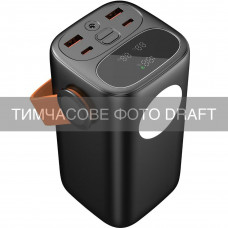 Акумулятор портативний літій-іонний Power Bank 2E 40000мА·год, 65Вт, PD, QC, чорний