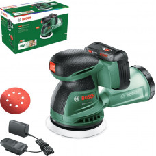 Шліфмашина ексцентрикова акумуляторна Bosch EasyOrbit 18V-10 18В 125мм 1x2А·год орбіта ЗП AL18V-20 2мм 0.9кг без АКБ та ЗП