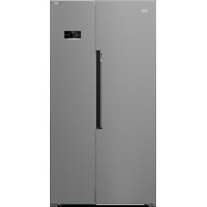 Холодильник Beko SBS, 179x91x71, xолод.відд.-368л, мороз.відд.-190л, 2дв., E, NF, дисплей, нерж