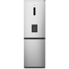 Холодильник Gorenje з нижн. мороз. камерою, 186х59х60см, 2 дв., Х- 207л, М- 97л, A+, NoFrost Plus, Fresh zone, дозатор для води, нерж