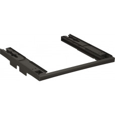 Комплект монтажний Beko для з'єднання пральної машини з сушильною машиною, 40-54 см, антрацит