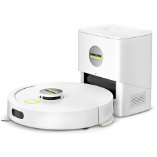 Робот-пилосос karcher RVC 3 Comfort, h=0.97см, вологе прибирання, конт пил -0.24л, вода -0.28л, автон. робота до 130хв, Bluetooth зарядна станція , білий