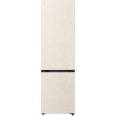 Холодильник LG з нижн. мороз., 203x60х68, холод.відд.-262л, мороз.відд.-113л, 2дв., E, NF, інв., диспл внутр., Fresh Сonverter, Metal Fresh, бежевий