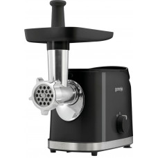 М'ясорубка Gorenje, 1800Вт, 2.1кг/хв, 2 решітки, насадка для ковбас, пластик/метал, чорний