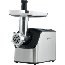 М'ясорубка Gorenje, 2200Вт, 2.2кг/хв, 2 решітки, насадка для ковбас, пластик/метал, чорн/нерж