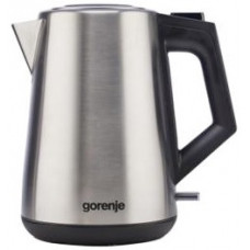 Електрочайник Gorenje 1.7л, Strix-контроль, метал, нерж