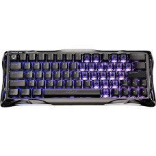 Клавіатура магнітна GravaStar Mercury V60 Pro 60keys, GravaStar Blackcore, USB-A, 8k,RGB, Interstellar Silver