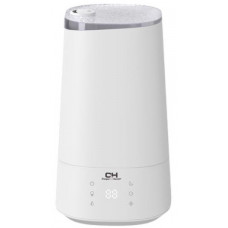 Зволожувач повітря Cooper&Hunter CH-3040TU 40м2, 4л, 300мл/г, ультразвуковий, верхня затока, ел. кер-ння, дисплей, УФ-очистка, підсвічування, авто вимкнення, білий