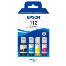 Контейнери з чорнилом Epson 112 EcoTank L11160/L15150/L15160/L6490/L6550/L6570/L15180/L6580 Multipack (C,M,Y,Bk) pigm