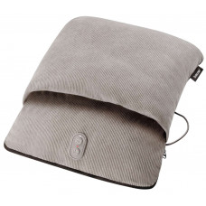 Грілка-масажер Beurer для тіла, від мережі, вібромасаж і тепло, сірий