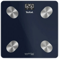 Ваги Tefal підлогові Goodvibes Life+, 180кг, Bluetooth, AAAx3 в комплекті, скло, синій