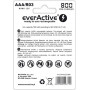 Акумулятор everActive AAA/HR03 Ni-MH 800mAh BL 4шт