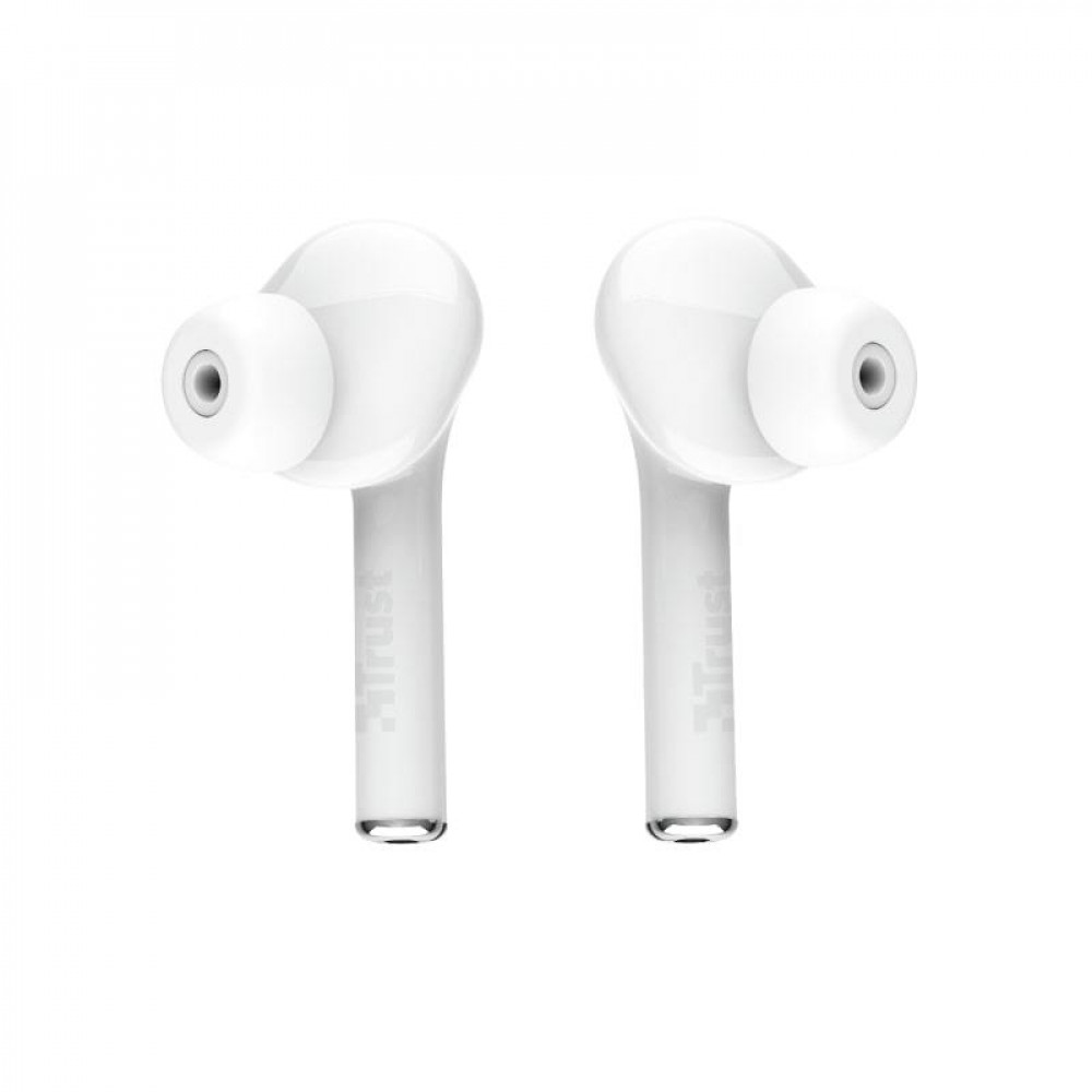Bluetooth-гарнiтура Trust Nika Touch True White (23705)