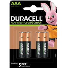 Акумулятор Duracell Recharge DX2400 LSD Ni-MH AAA/HR03 900 mAh BL 4шт