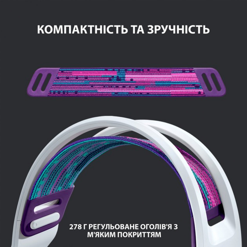Гарнітура Logitech G733 White (981-000883)